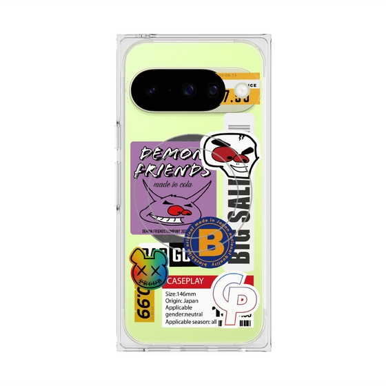 Premium Square Case with Pixelsnap［ Demon Friends Sticker .4 ］