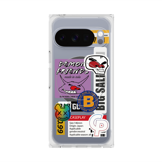 Premium Square Case with Pixelsnap［ Demon Friends Sticker .4 ］