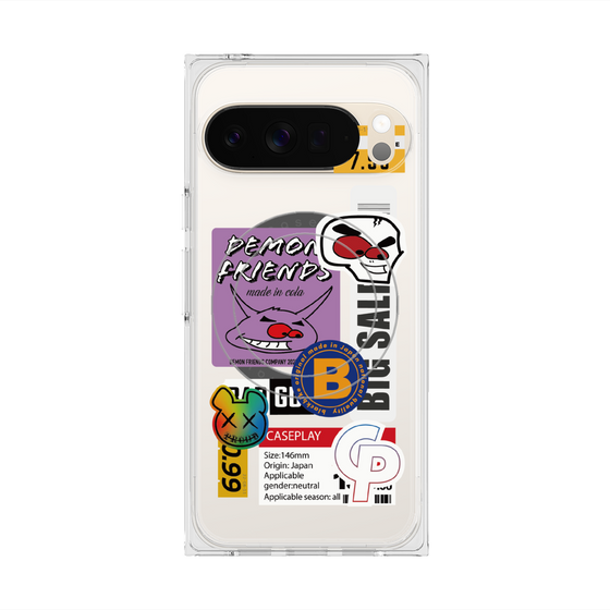 Premium Square Case with Pixelsnap［ Demon Friends Sticker .4 ］