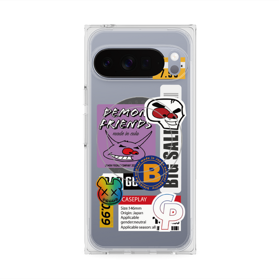 Premium Square Case with Pixelsnap［ Demon Friends Sticker .4 ］