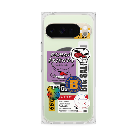 Premium Square Case with Pixelsnap［ Demon Friends Sticker .4 ］