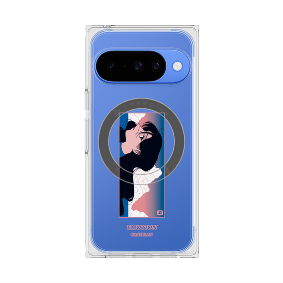 Premium Square Case with Pixelsnap［ Kido Ai Raku - Sorrow ］