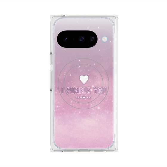 Premium Square Case with Pixelsnap［ I Purple You ］