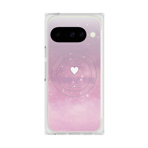 Premium Square Case with Pixelsnap［ I Purple You ］