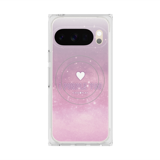 Premium Square Case with Pixelsnap［ I Purple You ］