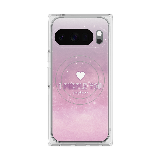 Premium Square Case with Pixelsnap［ I Purple You ］