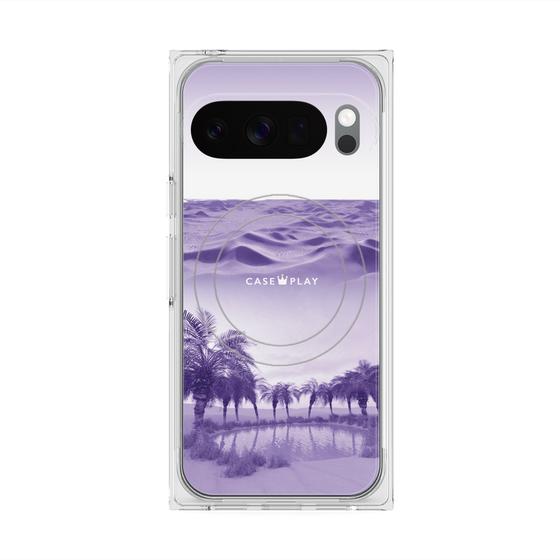 Premium Square Case with Pixelsnap［ Oasis & Desert ］