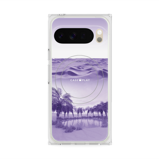 Premium Square Case with Pixelsnap［ Oasis & Desert ］