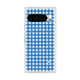 Premium Square Case with Pixelsnap［ Checkered Blue ］
