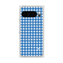 Premium Square Case with Pixelsnap［ Checkered Blue ］