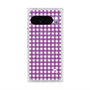 Premium Square Case with Pixelsnap［ Checkered Purple ］