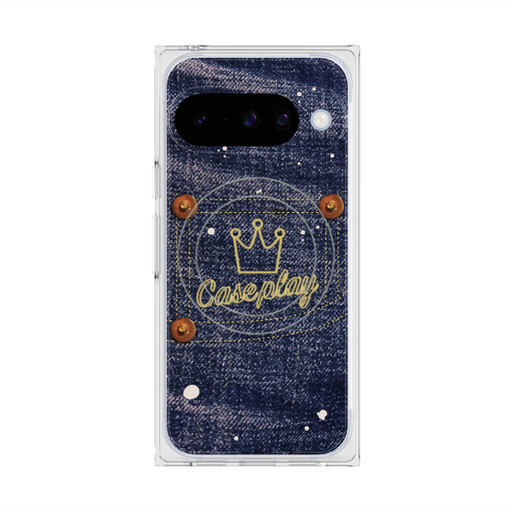 Premium Square Case with Pixelsnap［ Denim Used Jeans ］