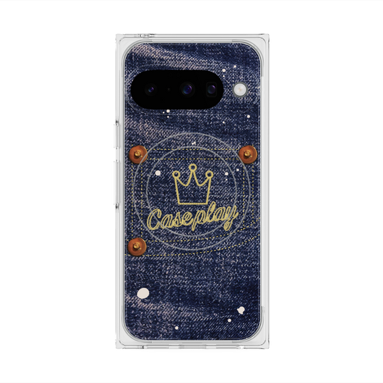 Premium Square Case with Pixelsnap［ Denim Used Jeans ］