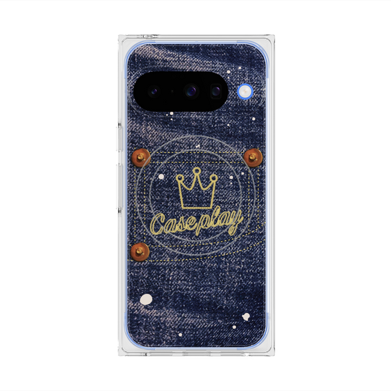 Premium Square Case with Pixelsnap［ Denim Used Jeans ］