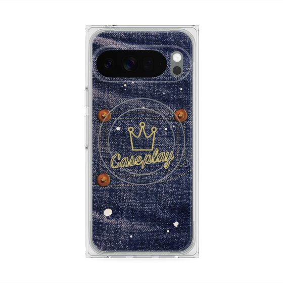 Premium Square Case with Pixelsnap［ Denim Used Jeans ］