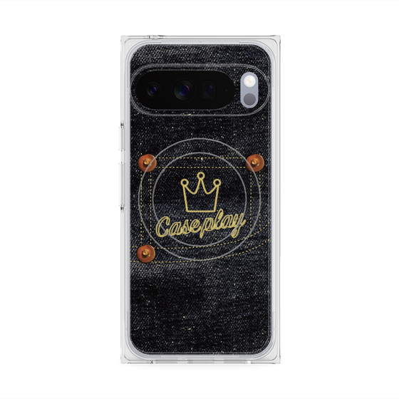 Premium Square Case with Pixelsnap［ Denim Indigo Jeans ］