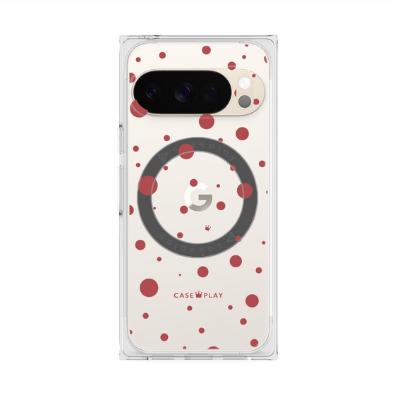 Premium Square Case with Pixelsnap［ Dippin Dots Red ］