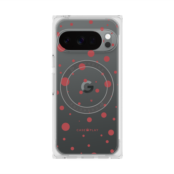 Premium Square Case with Pixelsnap［ Dippin Dots Red ］