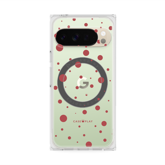 Premium Square Case with Pixelsnap［ Dippin Dots Red ］