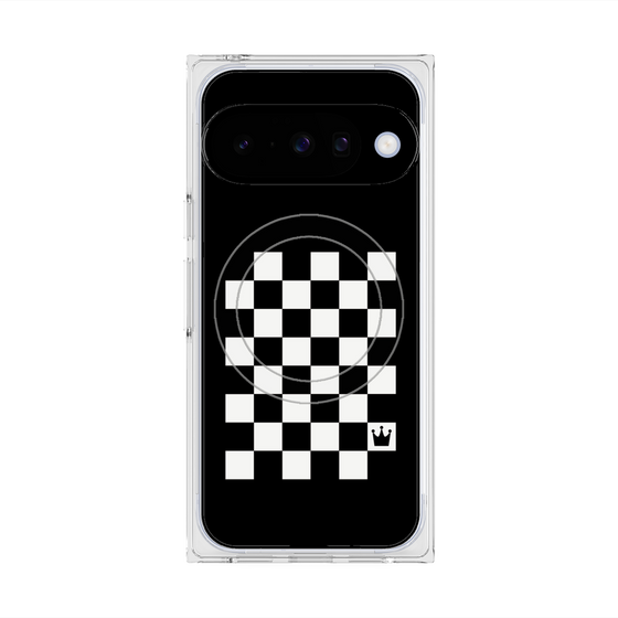 Premium Square Case with Pixelsnap［ Racing Checkered Flag ］