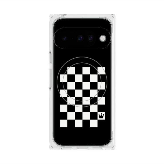 Premium Square Case with Pixelsnap［ Racing Checkered Flag ］
