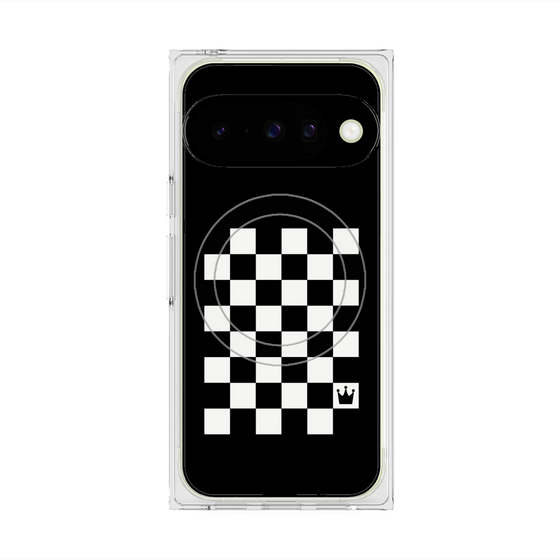 Premium Square Case with Pixelsnap［ Racing Checkered Flag ］