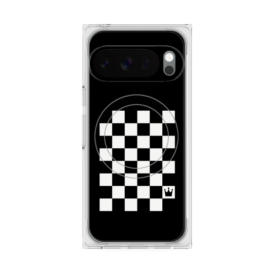 Premium Square Case with Pixelsnap［ Racing Checkered Flag ］