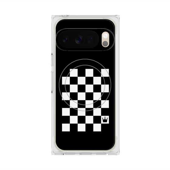 Premium Square Case with Pixelsnap［ Racing Checkered Flag ］