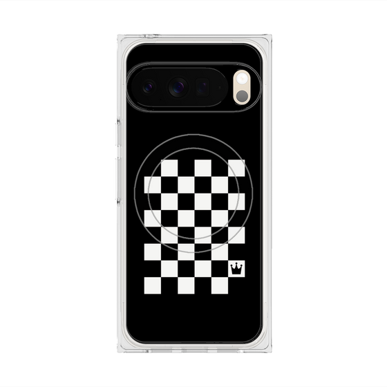 Premium Square Case with Pixelsnap［ Racing Checkered Flag ］