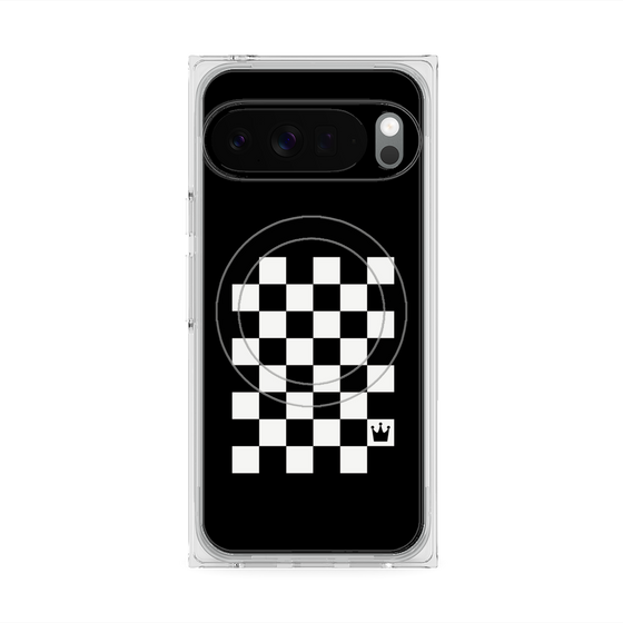 Premium Square Case with Pixelsnap［ Racing Checkered Flag ］