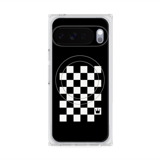 Premium Square Case with Pixelsnap［ Racing Checkered Flag ］