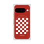 Premium Square Case with Pixelsnap［ Racing Checkered Flag Red ］