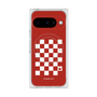Premium Square Case with Pixelsnap［ Racing Checkered Flag Red ］