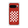 Premium Square Case with Pixelsnap［ Racing Checkered Flag Red ］