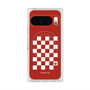 Premium Square Case with Pixelsnap［ Racing Checkered Flag Red ］