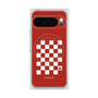 Premium Square Case with Pixelsnap［ Racing Checkered Flag Red ］