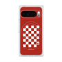 Premium Square Case with Pixelsnap［ Racing Checkered Flag Red ］
