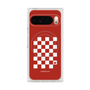 Premium Square Case with Pixelsnap［ Racing Checkered Flag Red ］