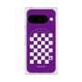 Premium Square Case with Pixelsnap［ Racing Checkered Flag Purple ］