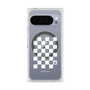 Premium Square Case with Pixelsnap［ Racing Checkered Flag White ］