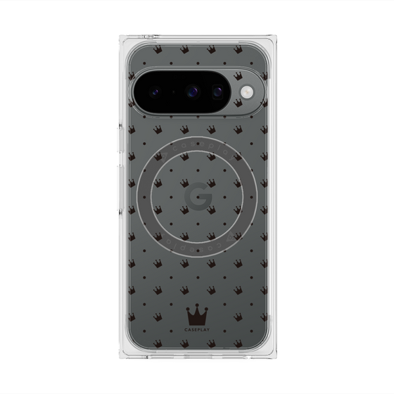 Premium Square Case with Pixelsnap［ Small Stripe - Red × Black ］