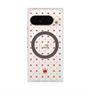Premium Square Case with Pixelsnap［ CASEPLAY Crown Dots Red ］