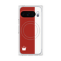 Premium Square Case with Pixelsnap［ CASEPLAY Bi-Colors Red & White ］