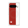 Premium Square Case with Pixelsnap［ CASEPLAY Bi-Colors Red & White ］