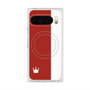 Premium Square Case with Pixelsnap［ CASEPLAY Bi-Colors Red & White ］