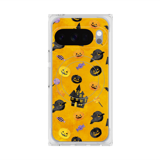 Premium Square Case with Pixelsnap［ Halloween Party - Orange ］