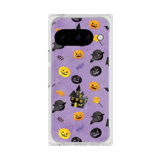 Premium Square Case with Pixelsnap［ Halloween Party - Purple ］