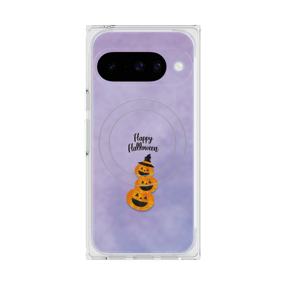Premium Square Case with Pixelsnap［ Happy Halloween - Pumpkin ］