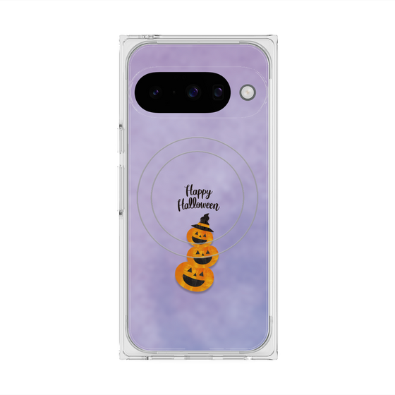 Premium Square Case with Pixelsnap［ Happy Halloween - Pumpkin ］