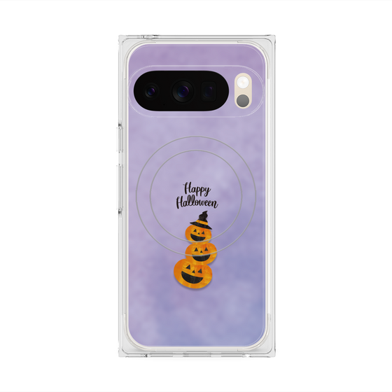 Premium Square Case with Pixelsnap［ Happy Halloween - Pumpkin ］